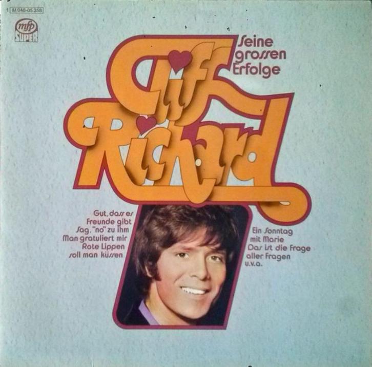 vinyl: CLIFF RICHARD - SEINE GROSSSE ERFOLGE (Cliff - Duits), Cd's en Dvd's, Vinyl | Pop, Gebruikt, 1980 tot 2000, 12 inch, Ophalen of Verzenden