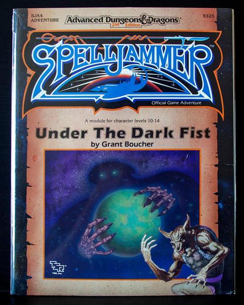 ADD 2nd Ed-Spelljammer Adv SJA4 Under the Dark Fist TSR 1991, Hobby & Loisirs créatifs, Wargaming, Comme neuf, Autres types, Enlèvement ou Envoi