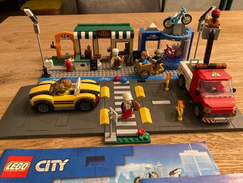 Lego City winkelstraat 60306, Kinderen en Baby's, Speelgoed | Duplo en Lego, Zo goed als nieuw, Lego, Complete set, Ophalen