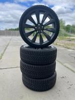 Originele 21” Tesla Model S Turbine velgen met winterbanden, Auto-onderdelen, Ophalen, Velg(en), Personenwagen, Gebruikt