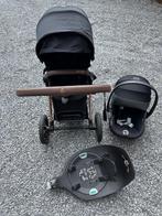 Poussette Cybex PRIAM Rose Gold complète en bon état, Kinderen en Baby's, Kinderwagens en Combinaties, Gebruikt, Verstelbare duwstang