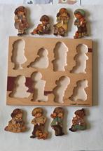 Houten puzzel met topjes, licht beschadigd., Hobby & Loisirs créatifs, Confection de Gâteaux & Cupcakes, Enlèvement, Utilisé