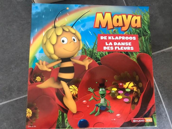 MAYA SPEL _ DE KLAPROOS, Hobby en Vrije tijd, Gezelschapsspellen | Bordspellen, Zo goed als nieuw, Een of twee spelers, Drie of vier spelers