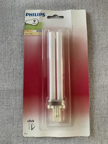 Philips spaarlamp 9W – 2 Pin beschikbaar voor biedingen