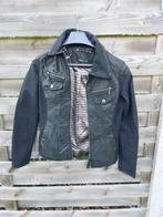 lederen dames jas, Kleding | Dames, Jassen | Winter, Ophalen, Zo goed als nieuw, Maat 38/40 (M), Zwart