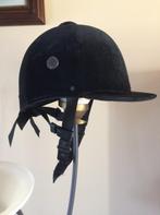 CAP / TOK (paardenhelm) fluweel zwart