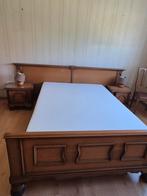Bed 2 nachtkastjes matras kastje met spiegel slaapkamerkast, Huis en Inrichting, Slaapkamer | Bedden, Ophalen, Gebruikt