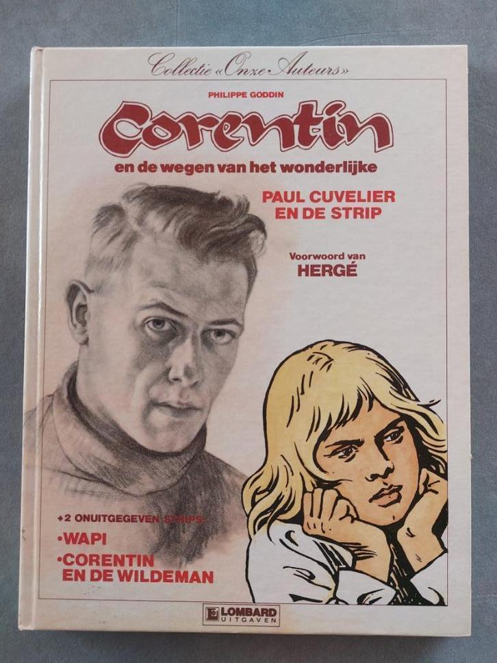 Corentin Cuvelier en de strip Philippe Goddin 1984 HC, Boeken, Stripverhalen, Zo goed als nieuw, Eén stripboek, Ophalen of Verzenden