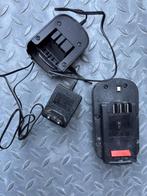 Oplader Black and Decker met batterij 18V, Ophalen of Verzenden, Gebruikt