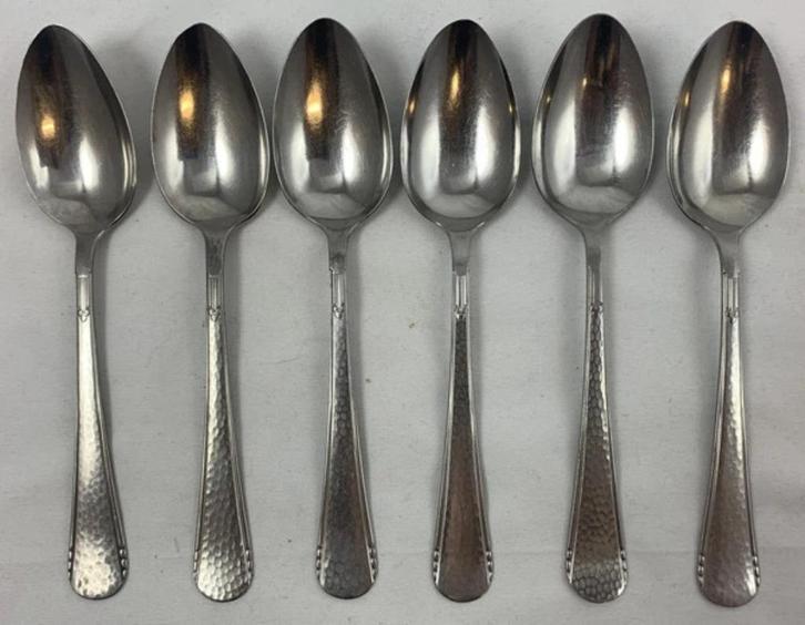 Gero Zilmeta 294 Franse Lelie kruidnagel 6 st. lepel 17,5cm, Huis en Inrichting, Keuken | Bestek, Zo goed als nieuw, Verzenden