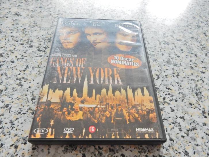 nr.1622 - Dvd: gangs of New York - actie, Cd's en Dvd's, Dvd's | Actie, Actie, Vanaf 16 jaar, Ophalen of Verzenden