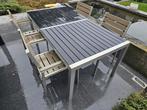 Tuintafel set 90x120, Tuin en Terras, Ophalen, Aluminium