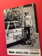 wielerkaart 1979 team lano  fons de wolf signe, Envoi, Comme neuf