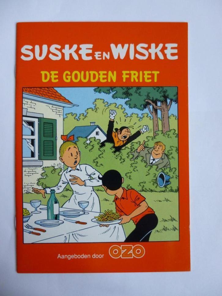 SUSKE EN WISKE RECLAME OZO UITGAVE"DE GOUDEN FRIET"UIT 1990, Boeken, Stripverhalen, Zo goed als nieuw, Eén stripboek, Ophalen of Verzenden