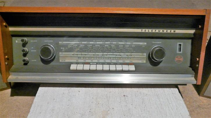 Vintage Radio Telefunken, Audio, Tv en Foto, Radio's, Gebruikt, Radio, Ophalen