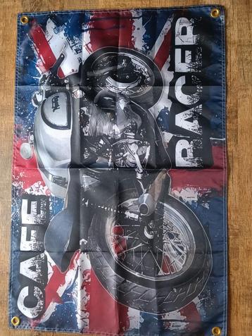 Norton café racer vlag  beschikbaar voor biedingen