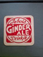 Oud bierviltje ginder ale (3), Verzamelen, Biermerken, Ophalen of Verzenden