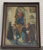 Huile sur toile la vierge marie signe ROGER COOLS, Enlèvement