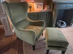 Marie's corner leeszetel met poef, Huis en Inrichting, Fauteuils, Ophalen, Zo goed als nieuw, Stof