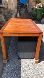 Teak tuintafel, Ophalen, Zo goed als nieuw