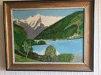 Oostenrijks landschapsschilderij „Zell am See „gesigneerd, Antiek en Kunst, Ophalen