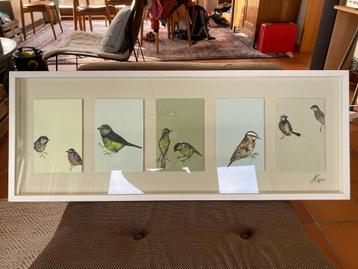 Ingelijste afbeelding Ikea Olunda "birds" beschikbaar voor biedingen