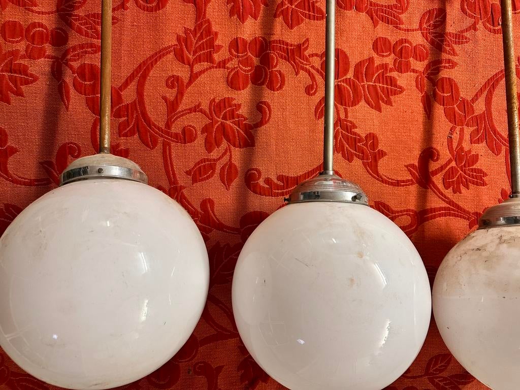 plafonniers vintage, Enlèvement, Utilisé, Verre, Vintage