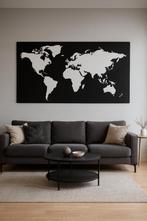 Map monde 215x125cm en métal 3mm, Enlèvement, Neuf