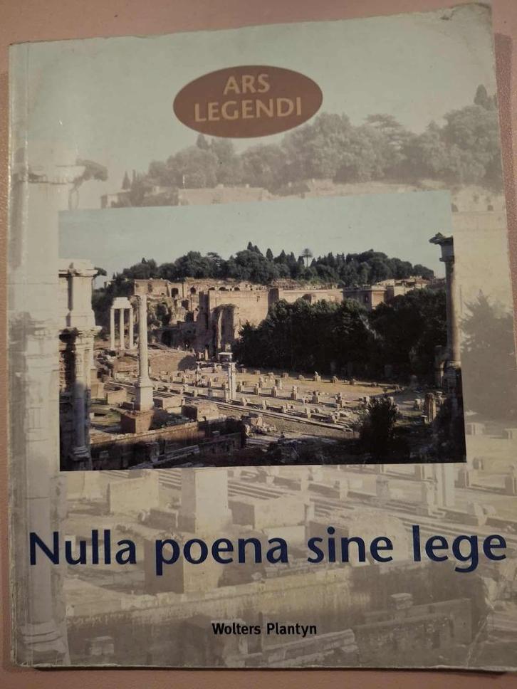 Ars legendi - Nulla poena sine lege, Boeken, Schoolboeken, Gelezen, Latijn, ASO, Ophalen