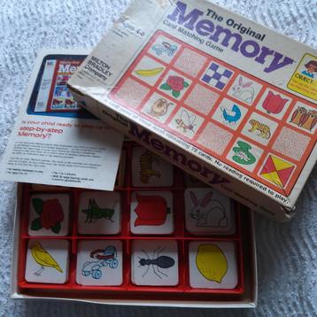 Nostalgisch origineel MB-memoryspel jaren 1980. beschikbaar voor biedingen