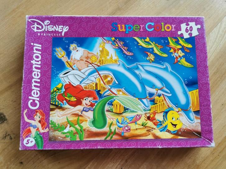 Puzzel Kleine Zeemeermin 60 stukjes, Kinderen en Baby's, Speelgoed | Educatief en Creatief, Gebruikt, Puzzelen, Ophalen of Verzenden