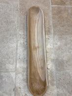 Long Plateau - Houten fruitmand, Huis en Inrichting, Woonaccessoires | Dienbladen, Ophalen of Verzenden, Gebruikt, Overige vormen