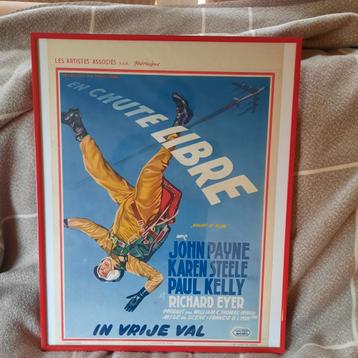 Cinemaposter uit 1957 met John Payne , Kzren Steele , enz... beschikbaar voor biedingen