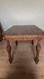 Antieke tafel handuitgesneden, Antiek en Kunst, Ophalen