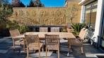Teak tuinset van Gloster, Tuin en Terras, Ophalen, Gebruikt, Tuinset