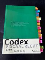 Codex Fiscaal Recht 2022-2023, Livres, Livres d'étude & Cours, Utilisé, Enlèvement ou Envoi, Die Keure, Enseignement supérieur