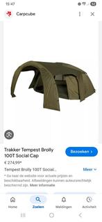 Gezocht: Trakker Tempest 100T social cap, Watersport en Boten, Ophalen of Verzenden