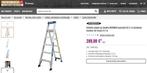 WERNER X3 LADDER TRAP 50% KORTING, Ophalen of Verzenden, Nieuw