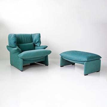 Cassina Portovenere + hocker – Vico Magistretti, Italie beschikbaar voor biedingen