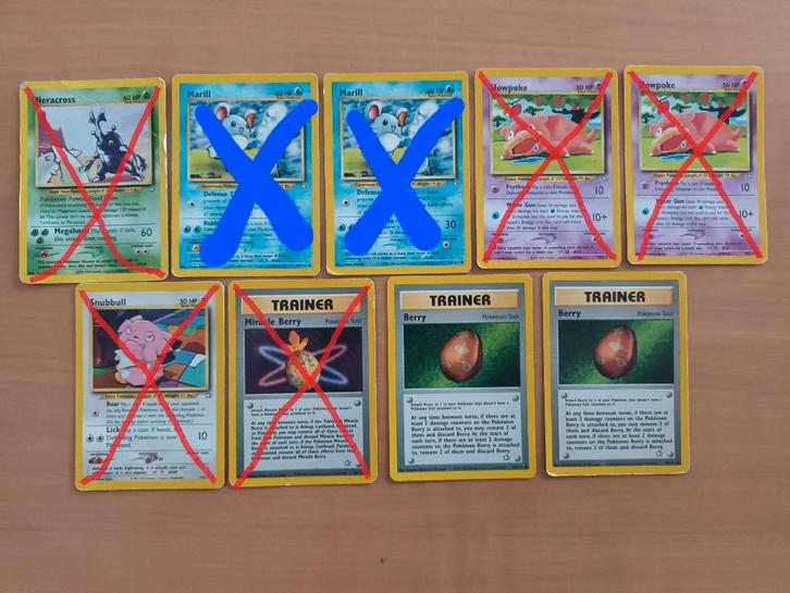 Pokémon Neo Genises set (december 2000), Hobby en Vrije tijd, Verzamelkaartspellen | Pokémon, Zo goed als nieuw, Meerdere kaarten