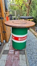 Olievat tafel., Ophalen, Zo goed als nieuw, Rond, Overige materialen