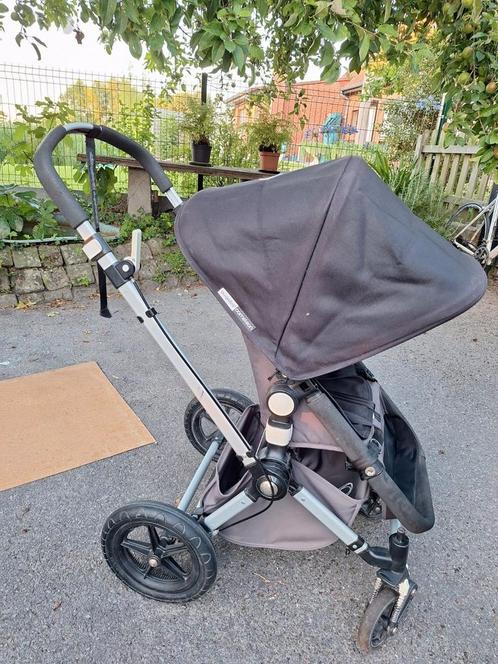 Zwarte buggy Bugaboo Cameleon met toebehoren, Kinderen en Baby's, Buggy's, Gebruikt, Regenhoes, Ophalen