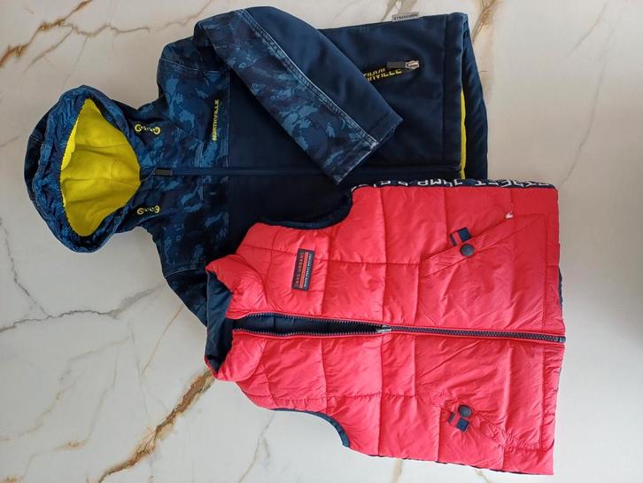 ️Set van bodywarmer en gevoerde winterjas (maat 116), Kinderen en Baby's, Kinderkleding | Maat 116, Gebruikt, Jongen of Meisje