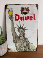 Metalen reclamebord Duvel, Ophalen of Verzenden, Nieuw, Reclamebord, Plaat of Schild, Duvel