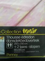 Donsdekbedovertrek + 2 slopen, Ophalen of Verzenden