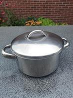 Kookpot Demeyere Silvinox 18/10, Huis en Inrichting, Inox, Gebruikt, Keramische plaat, Ophalen