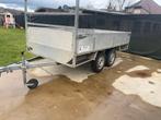 Dubbelasser aanhangwagen 305x155 750kg ongeremd met certific, Auto diversen, Ophalen, Zo goed als nieuw