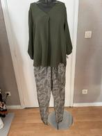 Toffe set broek en bijpassende bloes mooie staat, Maat 38/40 (M), Ophalen of Verzenden, Groen, Beloved