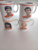 4 koffie tassen bekers vintage gullit van Basten rijkaard, Ophalen of Verzenden, Zo goed als nieuw