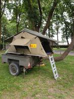 Tente de toit Eez-Awn 120 cm x 120 cm sur remorque Sankey Wi, Caravanes & Camping, Utilisé, Jusqu'à 2